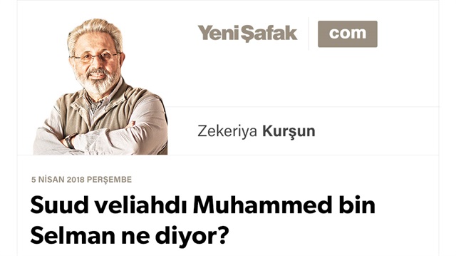 Suud veliahdı Muhammed bin Selman ne diyor?