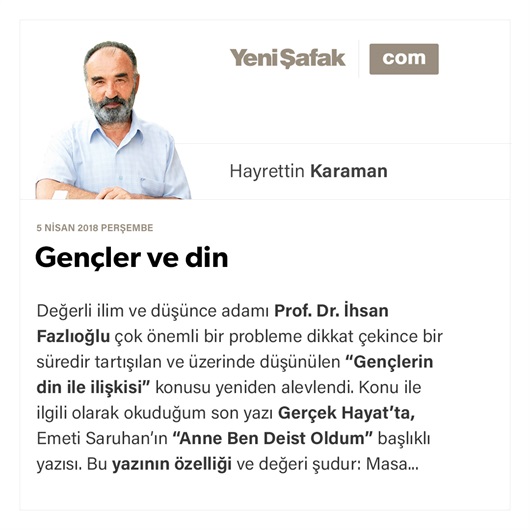 Gençler ve din