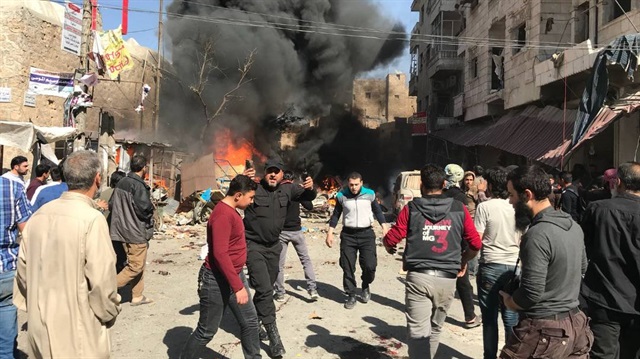 âEl Bab'da bombalÄ± saldÄ±rÄ± sonucu 10 kiÅi hayatÄ±nÄ± kaybetti.