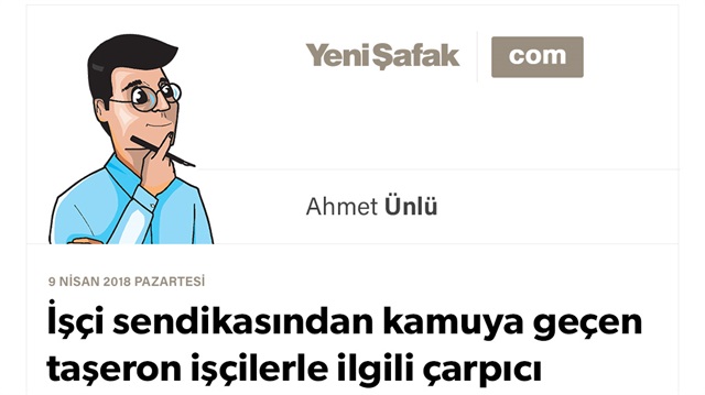 İşçi sendikasından kamuya geçen taşeron işçilerle ilgili çarpıcı öneriler