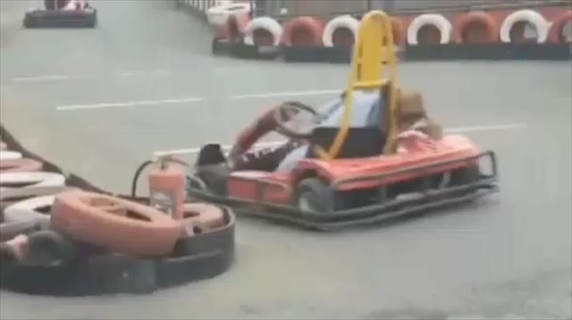 Go-kart faciası anbean kamerada: Nefes borusu yırtıldı!