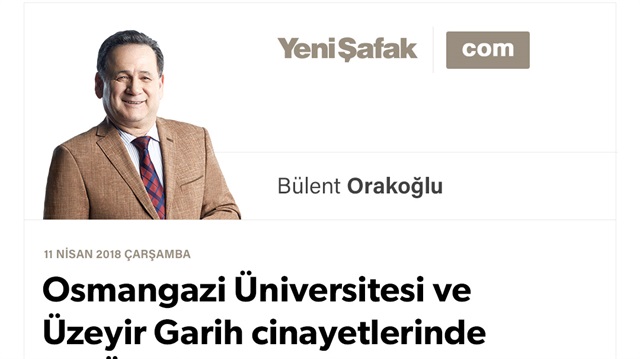 Osmangazi Üniversitesi ve Üzeyir Garih cinayetlerinde FETÖ intihar eylemcileri