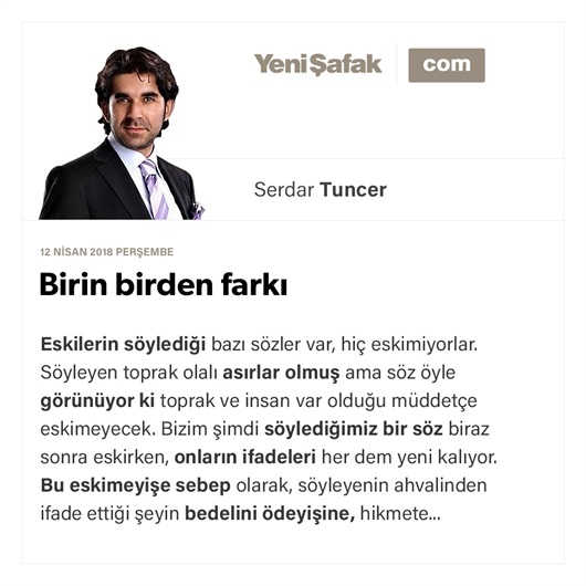 Birin birden farkı