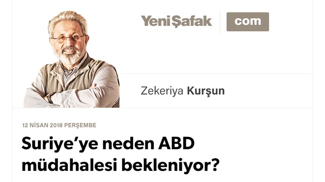 Suriye’ye neden ABD müdahalesi bekleniyor?