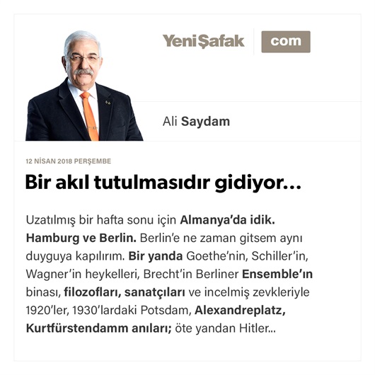 Bir akıl tutulmasıdır gidiyor…