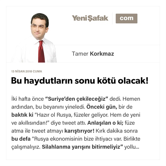 Bu haydutların sonu kötü olacak!