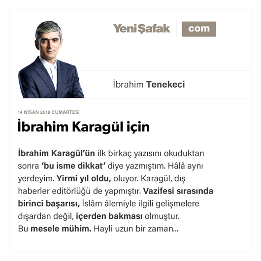 İbrahim Karagül için
