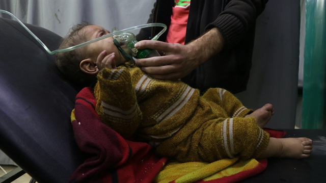 Assad Regime's chemical gas attack in Eastern Ghouta