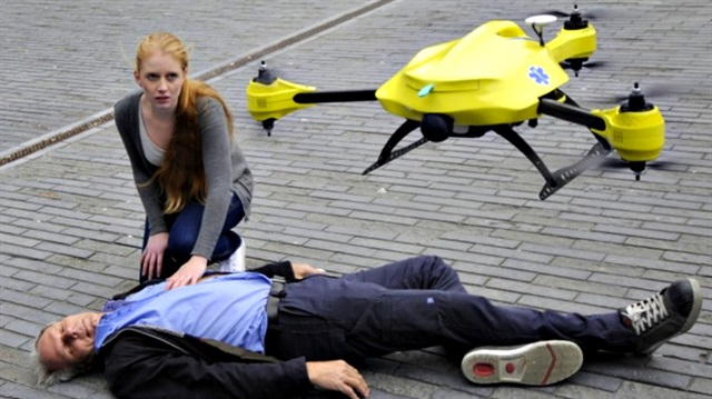 Bu drone can kurtarıyor