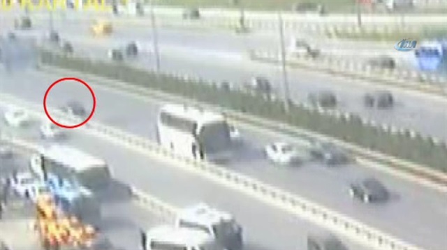 Katliam gibi kaza kamerada