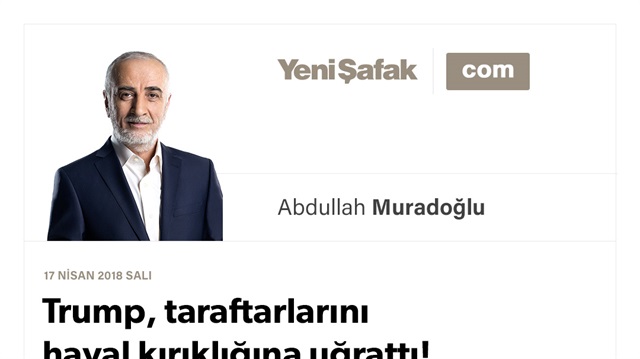 Trump, taraftarlarını hayal kırıklığına uğrattı!