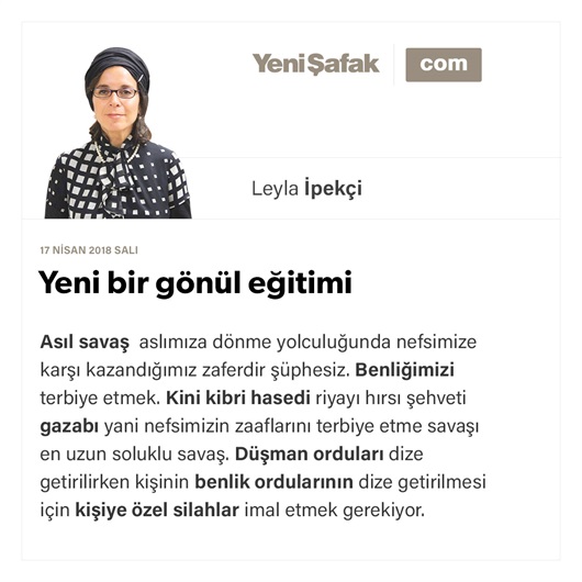 Yeni bir gönül eğitimi