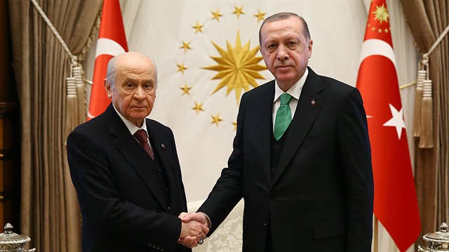 Cumhurbaşkanı Erdoğan - MHP Genel Başkanı Bahçeli