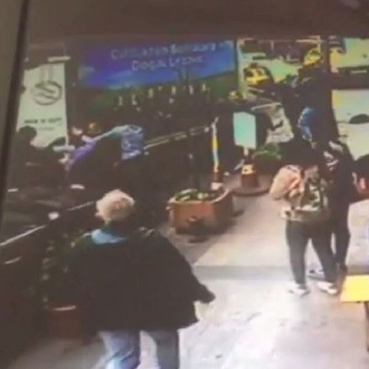 Beyoğlu’nda dehşet anları kamerada