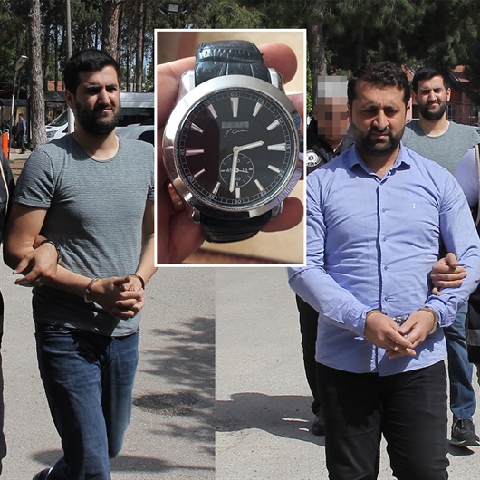 Gaybubet evinden FETO imzalı saat çıktı