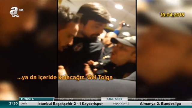 Beşiktaş soyunma odası koridorunda konuşulanlar kamerada