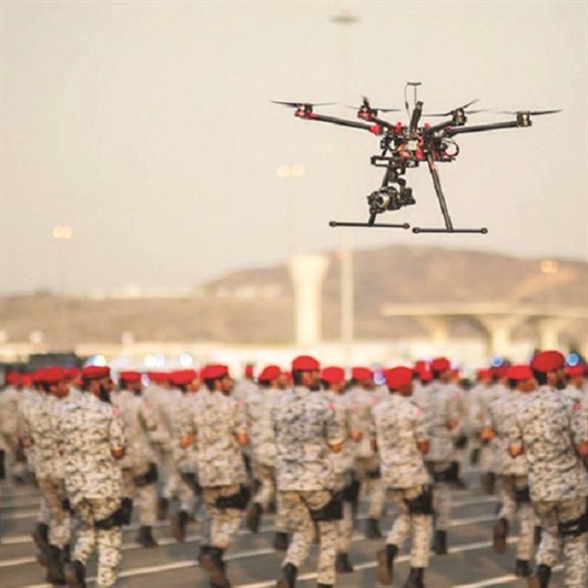 Riyad'da dronepaniği