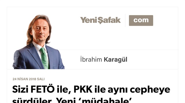 Sizi FETÖ ile, PKK ile aynı cepheye sürdüler. Yeni ‘müdahale’ başladı.. Asla ‘yerli’ değilsiniz!