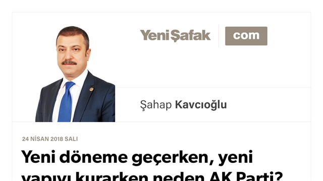 Yeni döneme geçerken, yeni yapıyı kurarken neden AK Parti?