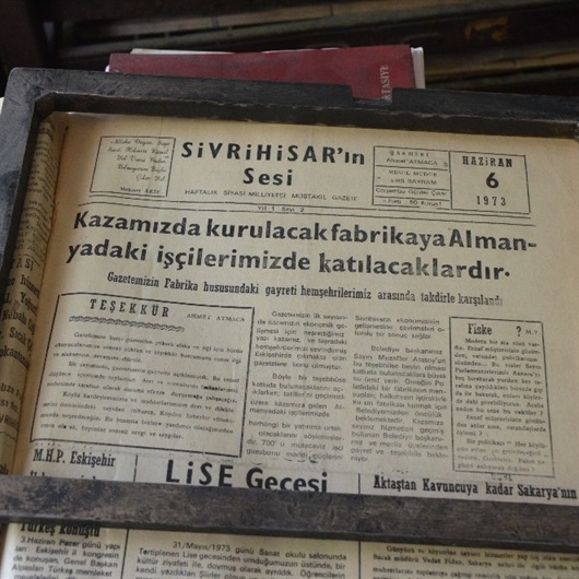 İlk gelen matbaa makinesi halen çalışıyor