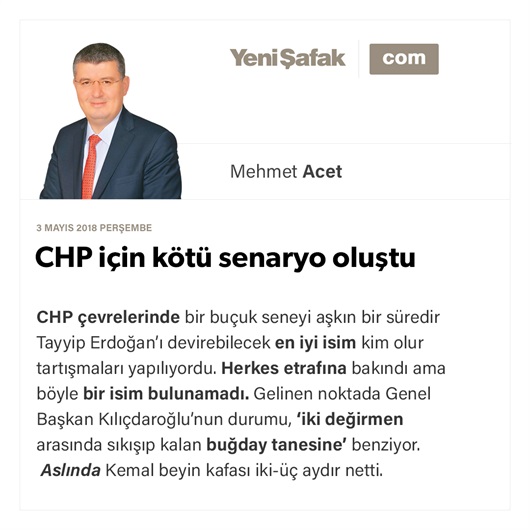 CHP için kötü senaryo oluştu