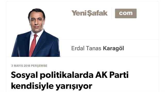 Sosyal politikalarda AK Parti kendisiyle yarışıyor