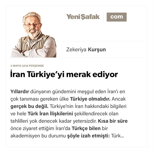 İran Türkiye’yi merak ediyor