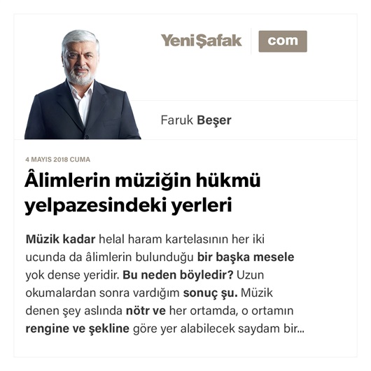 Âlimlerin müziğin hükmü yelpazesindeki yerleri