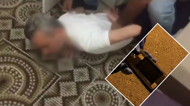 Hücre evi basılan FETÖ'cüler telefonları camdan attı