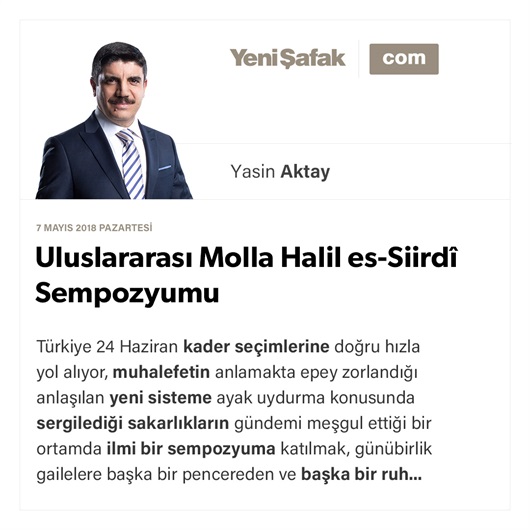 Uluslararası Molla Halil es-Siirdî Sempozyumu