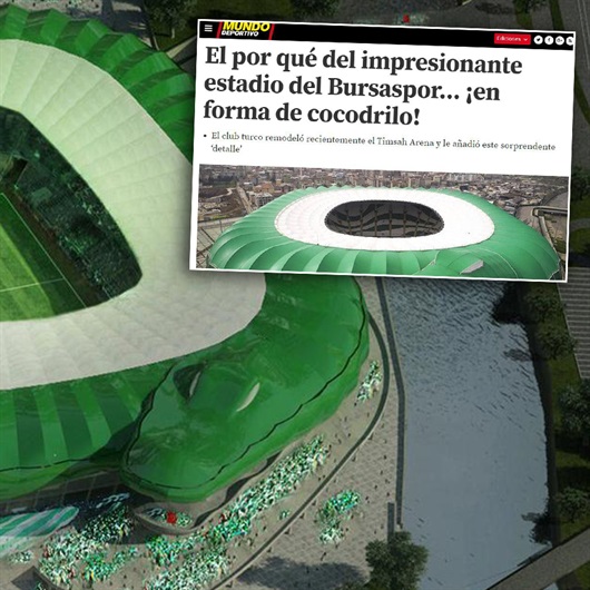 İspanyollar Bursaspor'un stadını konuşuyor