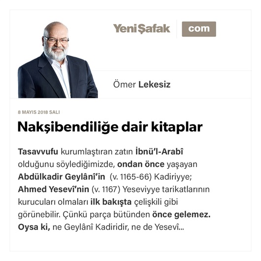 Nakşibendiliğe dair kitaplar