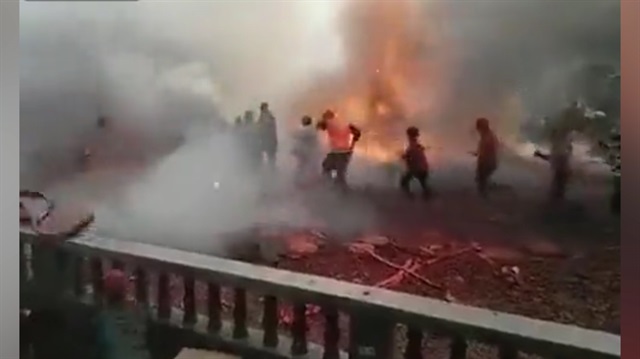 Savaş alanı değil, düğün konvoyu