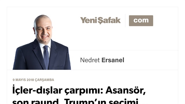İçler-dışlar çarpımı: Asansör, son raund, Trump’ın seçimi...