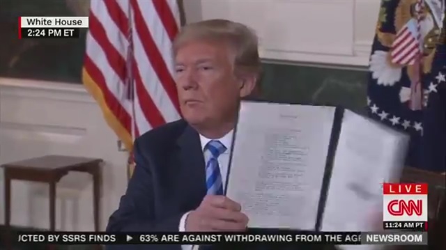 Trump muhabirin sorusuna cevap veremedi