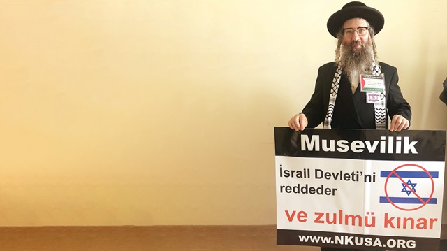 Neturei Karta grubu sözcüsü Yahudi Haham Weiss