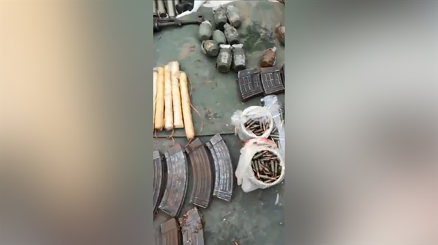 Şemdinli'de PKK mühimmatları ele geçirildi
