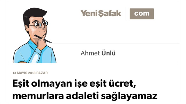 Eşit olmayan işe eşit ücret, memurlara adaleti sağlayamaz