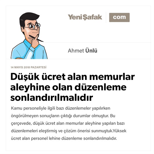 Düşük ücret alan memurlar aleyhine olan düzenleme sonlandırılmalıdır