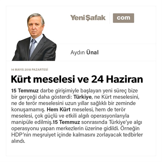 Kürt meselesi ve 24 Haziran