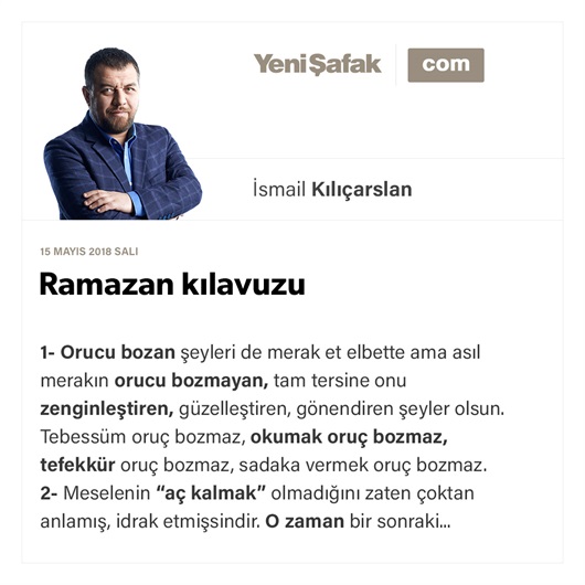 Ramazan kılavazu