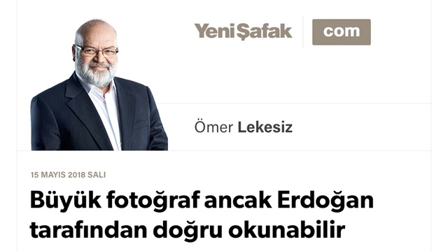 Büyük fotoğraf ancak Erdoğan tarafından doğru okunabilir