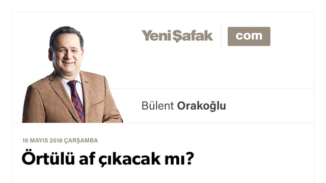 Örtülü af çıkacak mı?