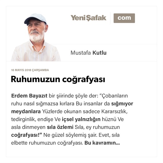 Ruhumuzun coğrafyası