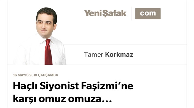 Haçlı Siyonist Faşizmi’ne karşı omuz omuza...