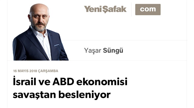 İsrail ve ABD ekonomisi savaştan besleniyor