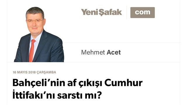 Bahçeli'nin af çıkışı Cumhur İttifakı'nı sarstı mı?