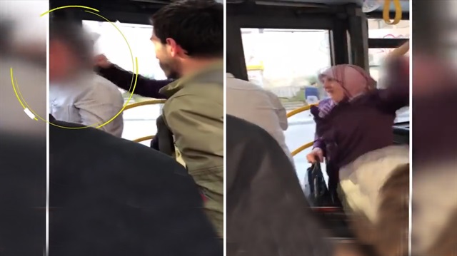 Teyzeler suçüstü yakalanan tacizciyi dinlene dinlene dövdü
