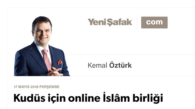 Kudüs için online İslâm birliği