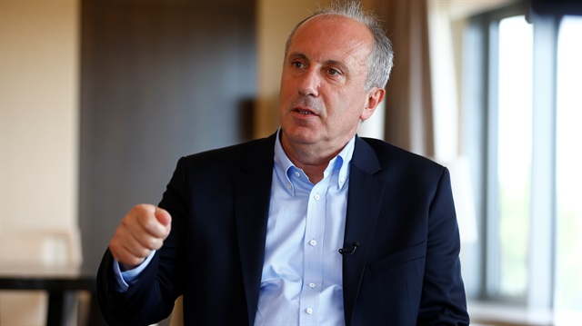CHP'nin cumhurbaşkanı adayı Muharrem İnce.